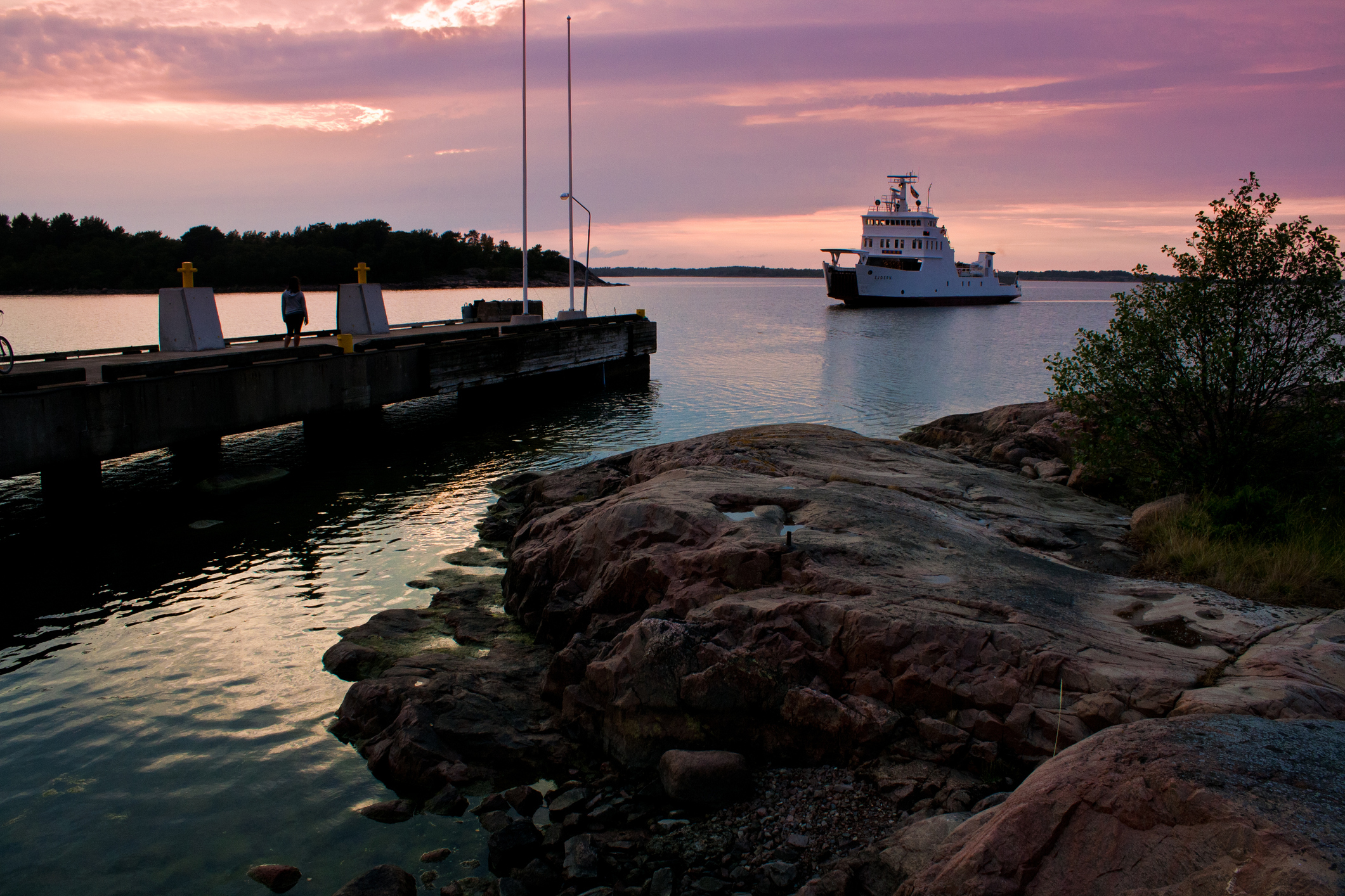 Kveldsstemning på Åland