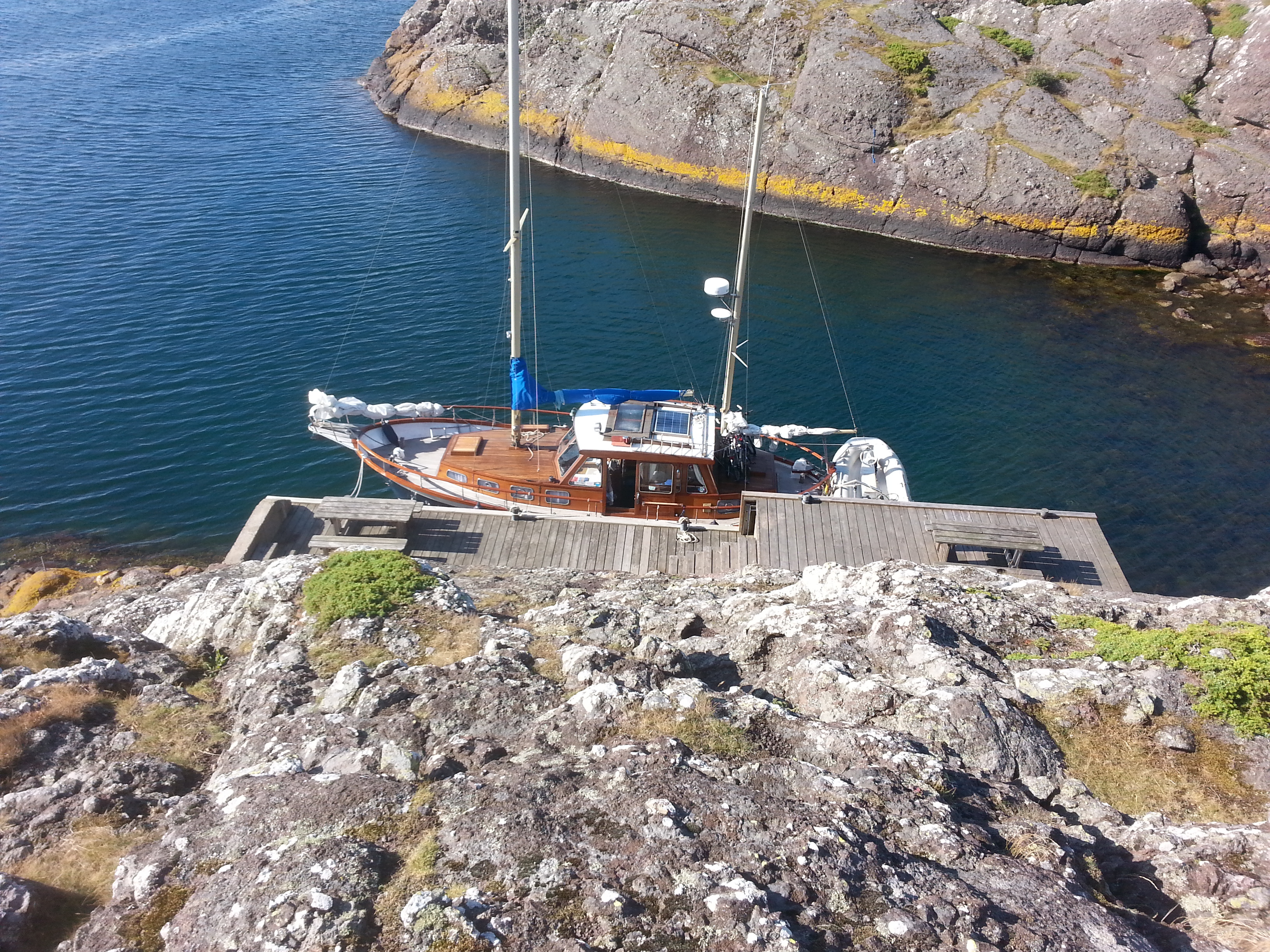 Victoria på Missingen i fjor sommer - et favorittsted for Runar.