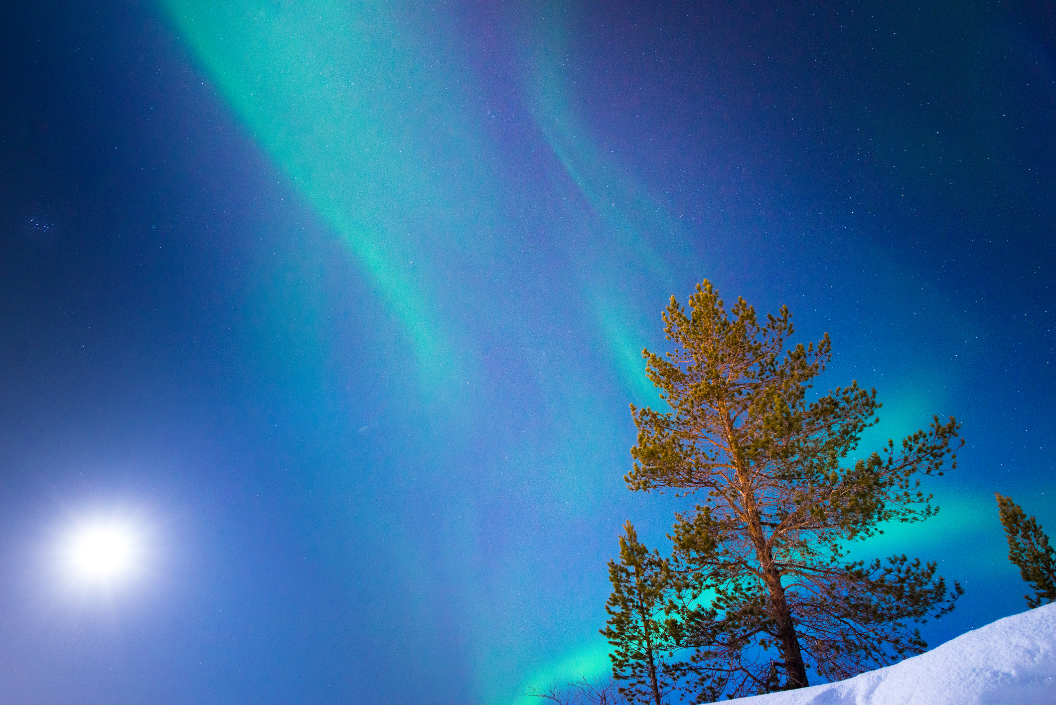 Bilde av et fantastisk nordlys over Alta