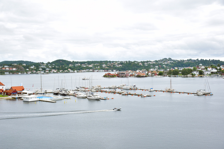 Utsikt over sjøen utenfor Arendal