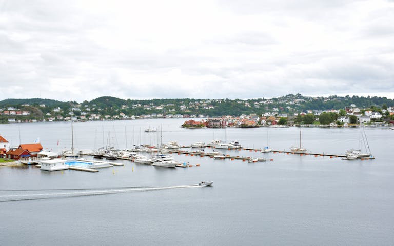 Utsikt over sjøen utenfor Arendal