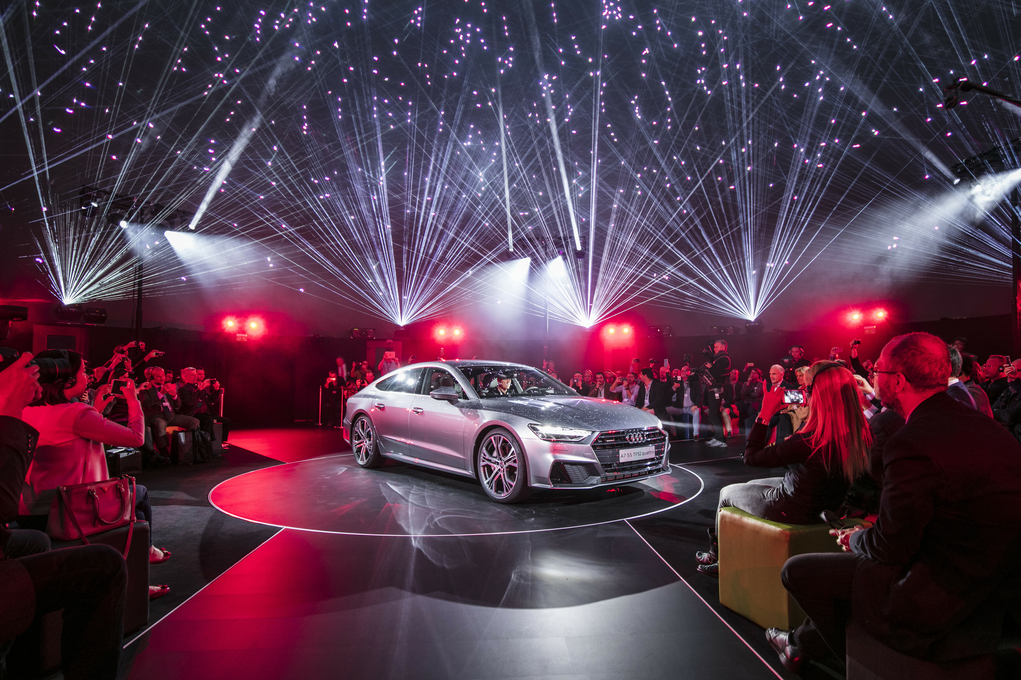 Audi A7 Sportback under lansering i 2017 - Foto: Audi