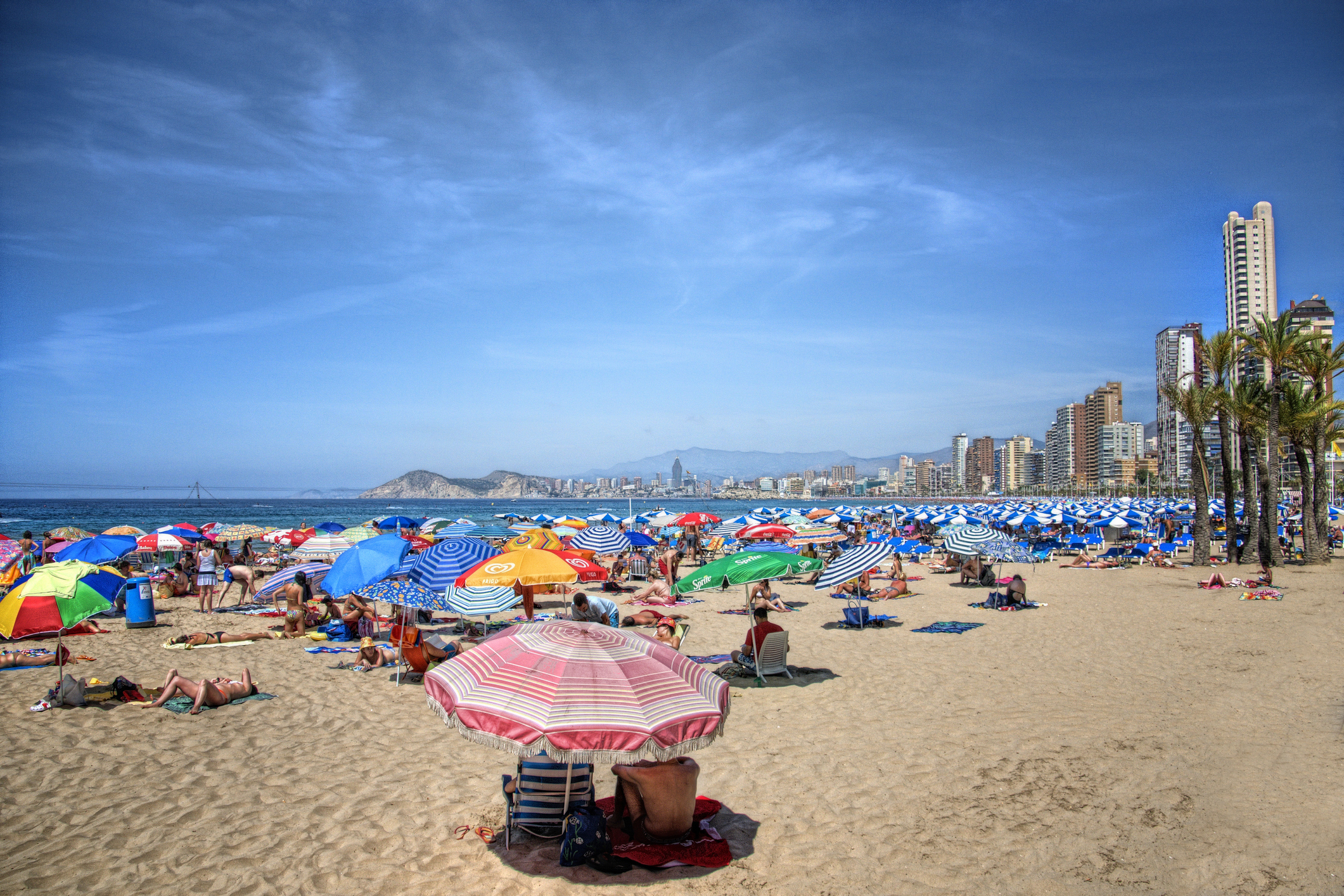 Bilde av Levante-stranden i Benidorm