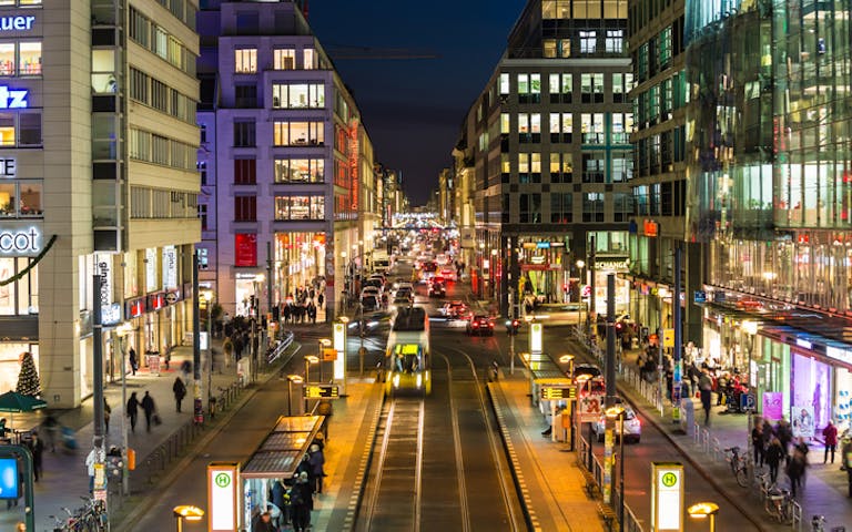 Bilde av en shoppinggate i Berlin