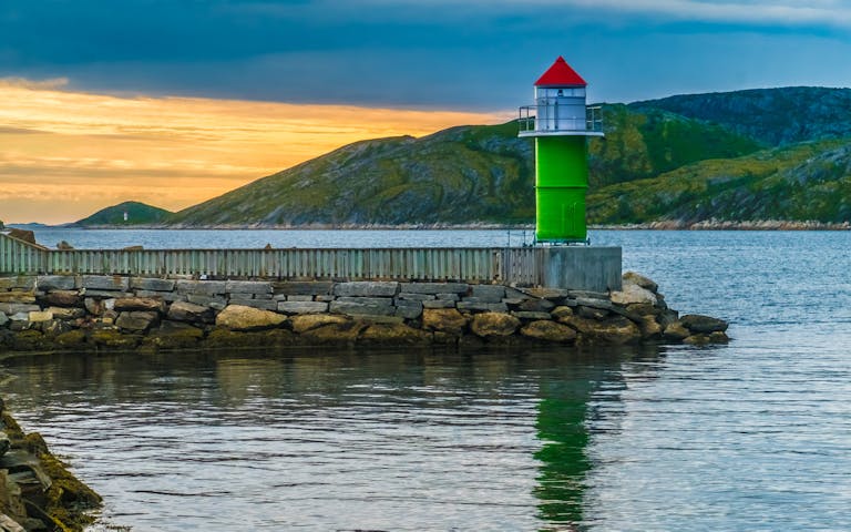 Midnattsol over havna i Bodø -
Foto: Getty Images