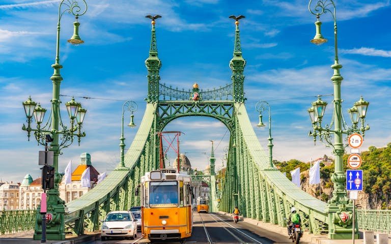 Bilde av Frihetsbroen i Budapest
