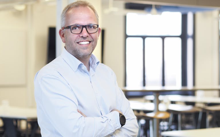 Eirik Håstein, produktdirektør for BFFT (bank- opg forsikringstorgene) på FINN