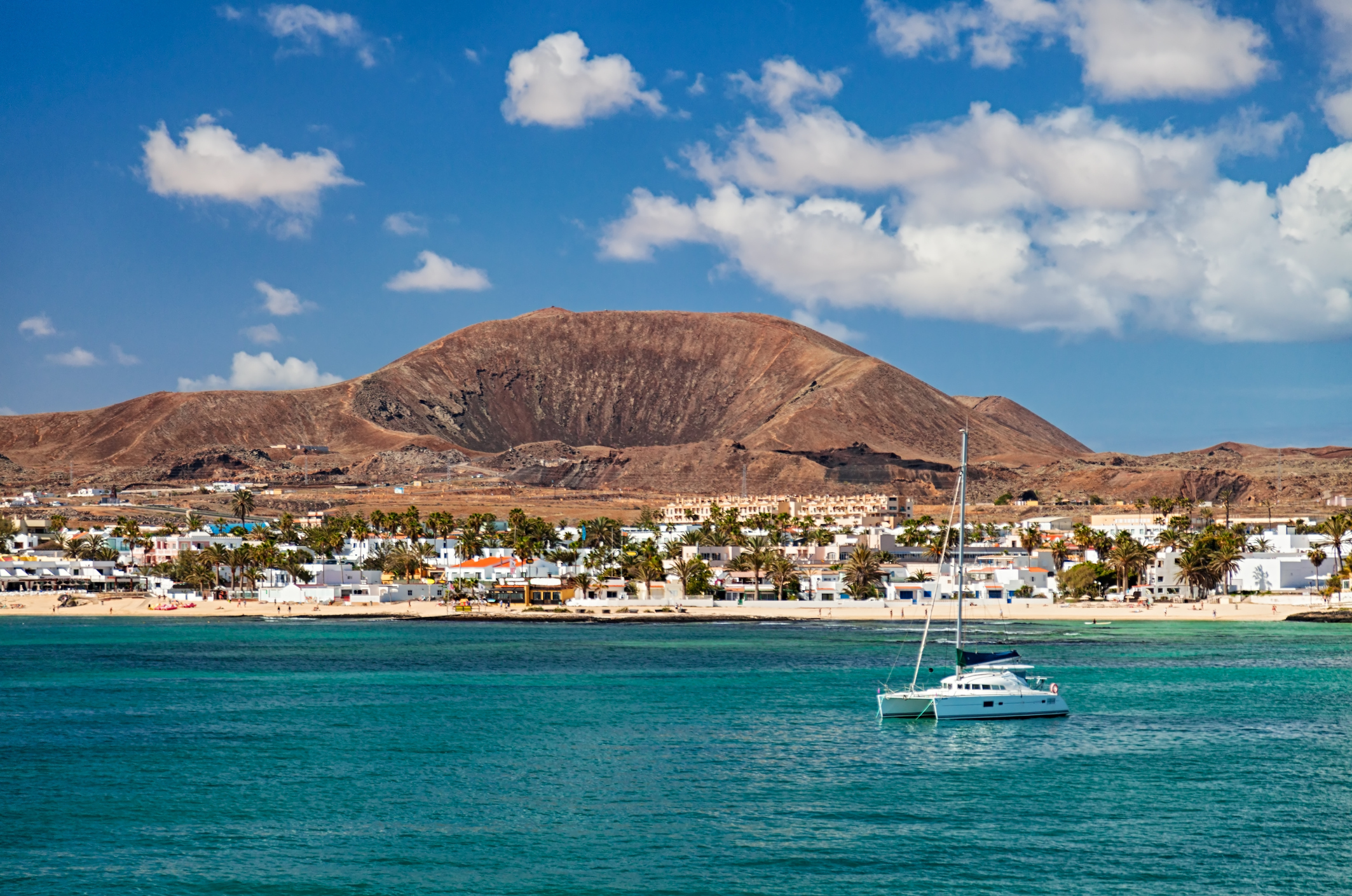 Utsikt til Corralejo på Fuerteventura - Foto: Getty Images