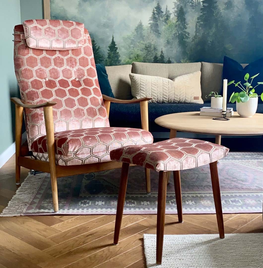 Slik trekker du om en krakk