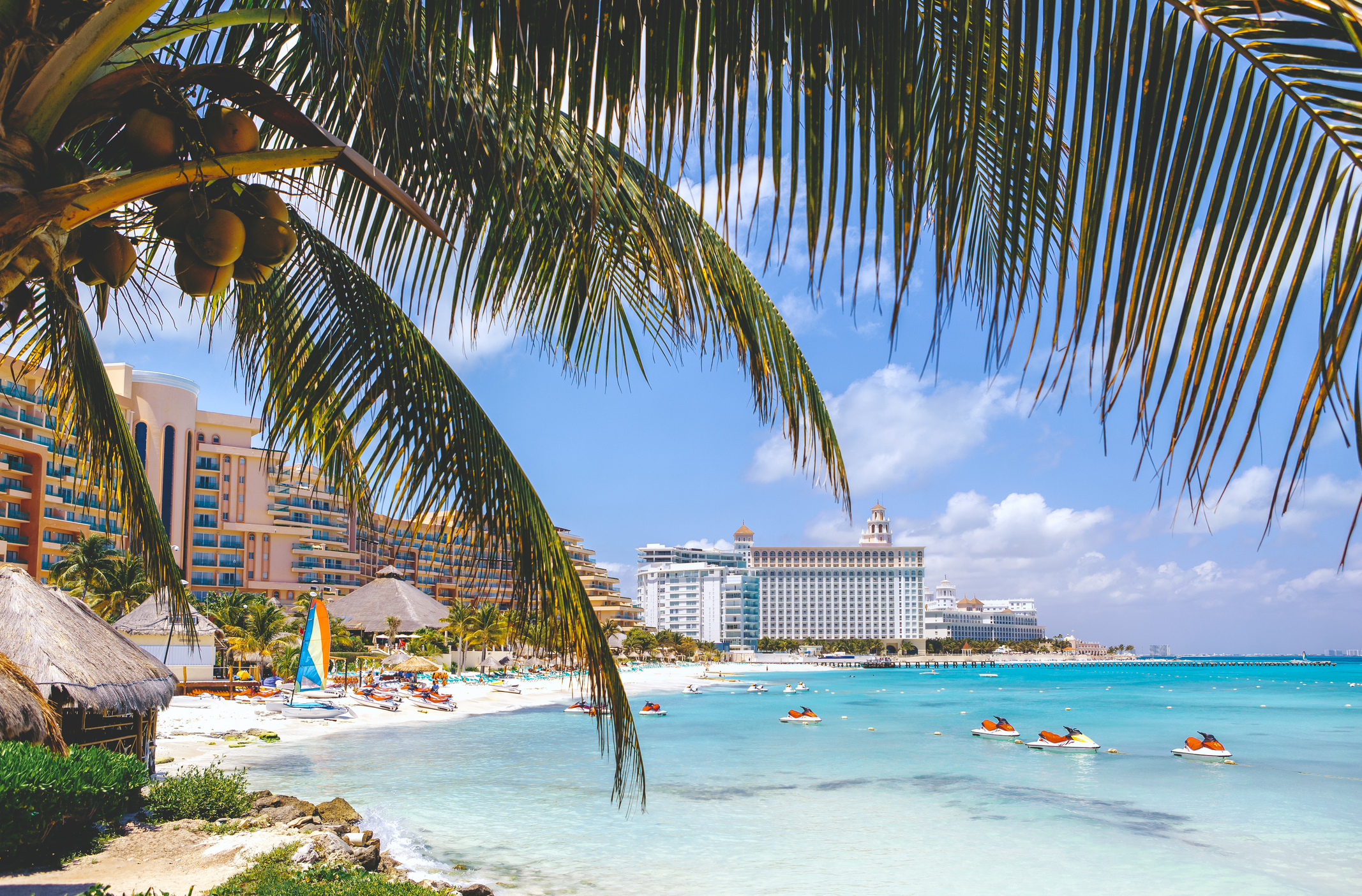 Strand i Cancún, Mexico (Getty images)
