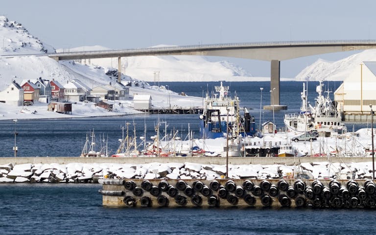 Finnmarks største fiskevær Havøysund -
Foto: Getty Images