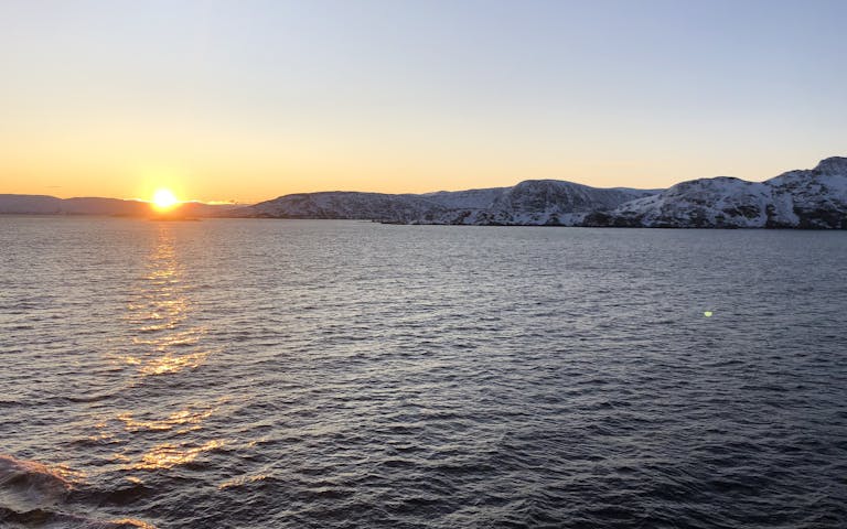 Solnedgang i Havøysund - Foto: Getty Images