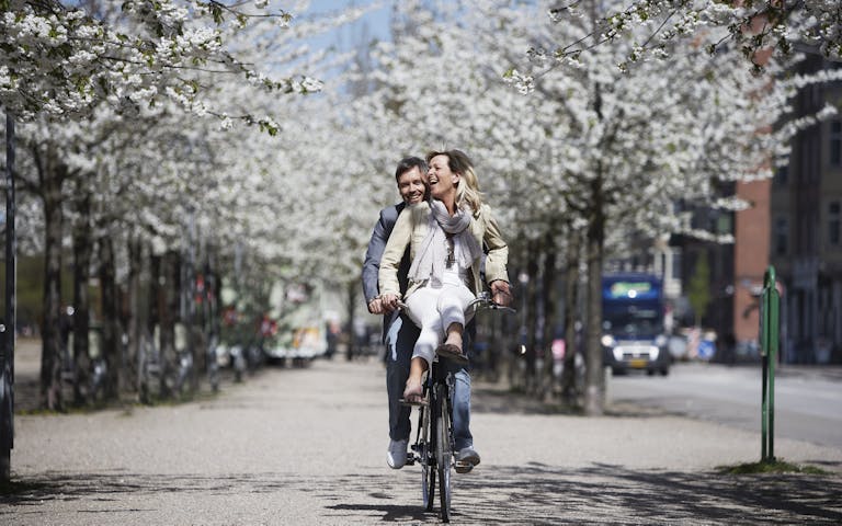 Romantisk sykkeltur i København