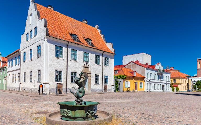 Gammelt, historisk torg i Kalmar