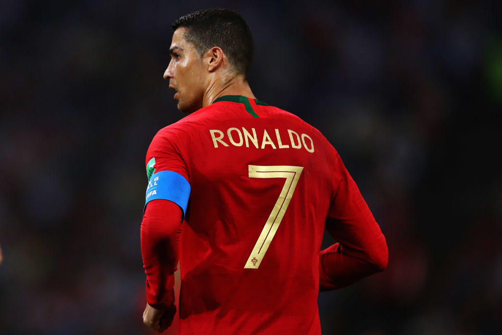 Bilde av Cristiano Ronaldo, en fotballhelt fra Portugal