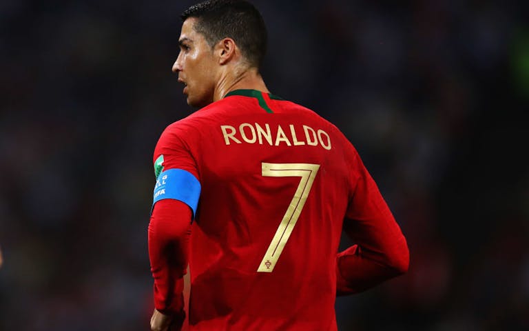 Bilde av Cristiano Ronaldo, en fotballhelt fra Portugal