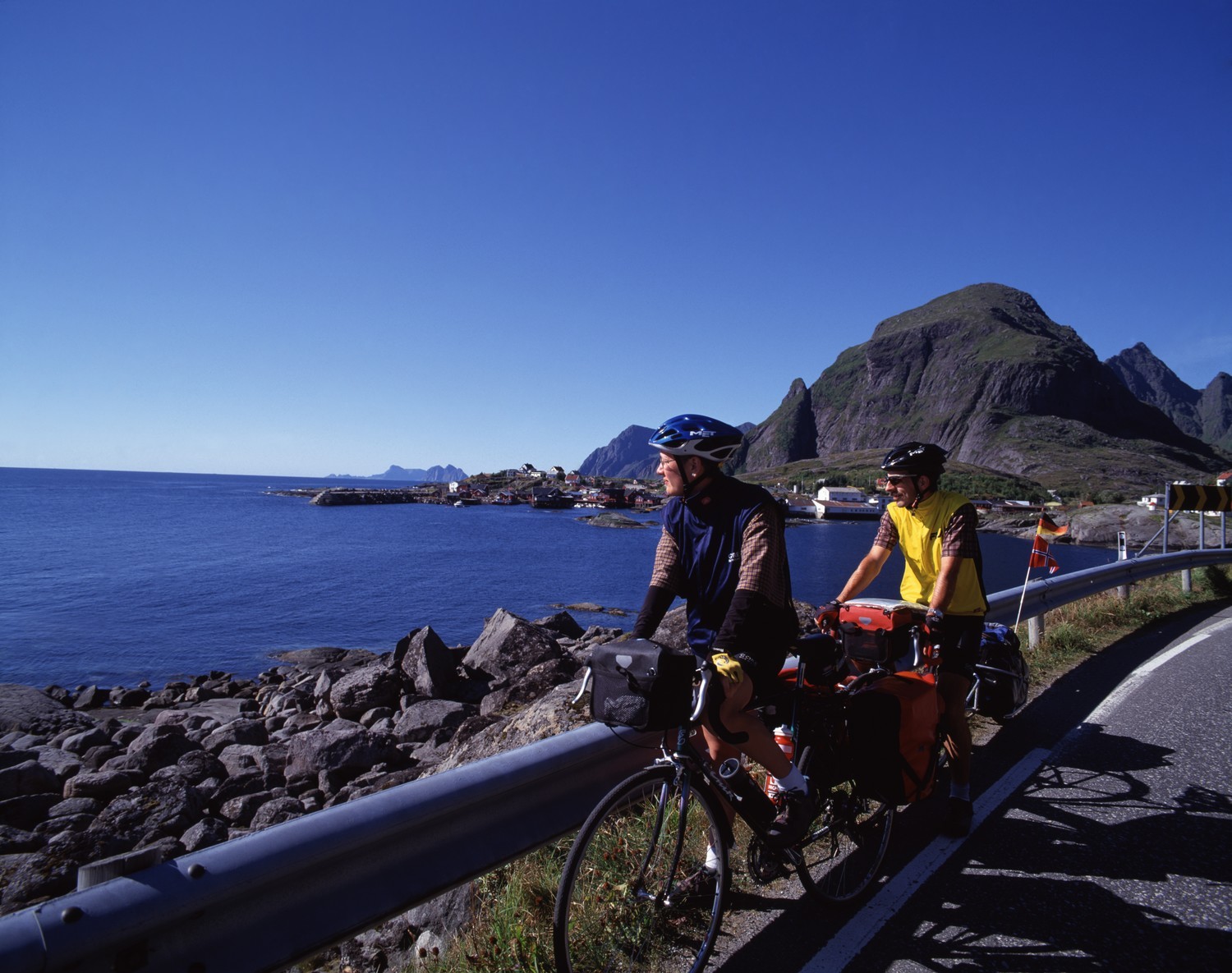 På sykkeltur i Lofoten