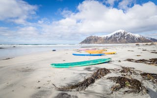 Eldorado for surfere i Lofoten