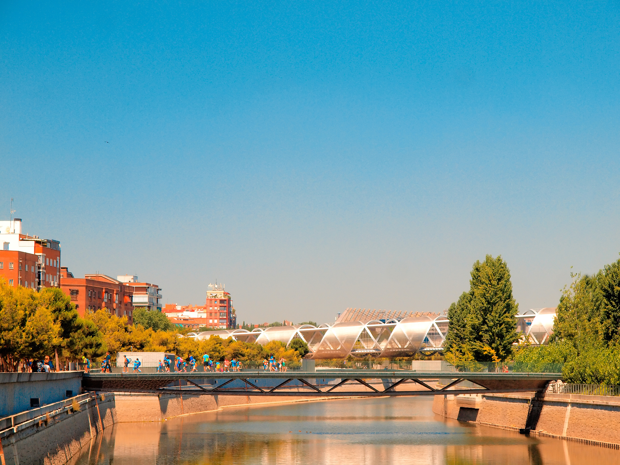 Bilde av utsikt mot Matadero kunstsenter i Madrid