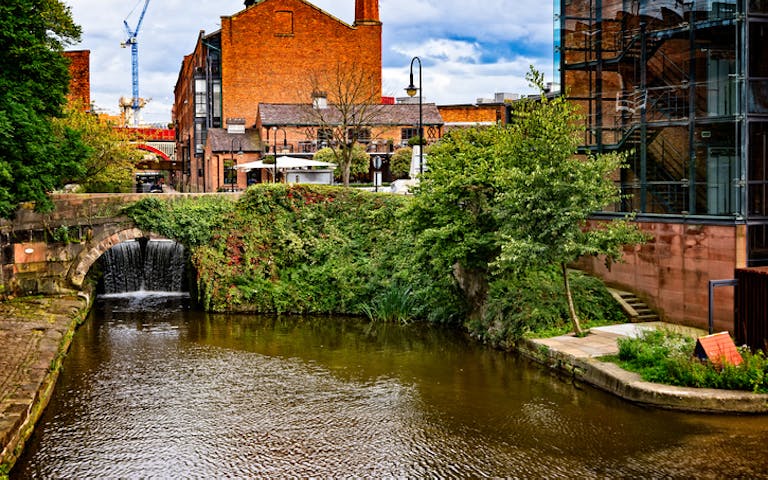 Castlefield canal i Manchester