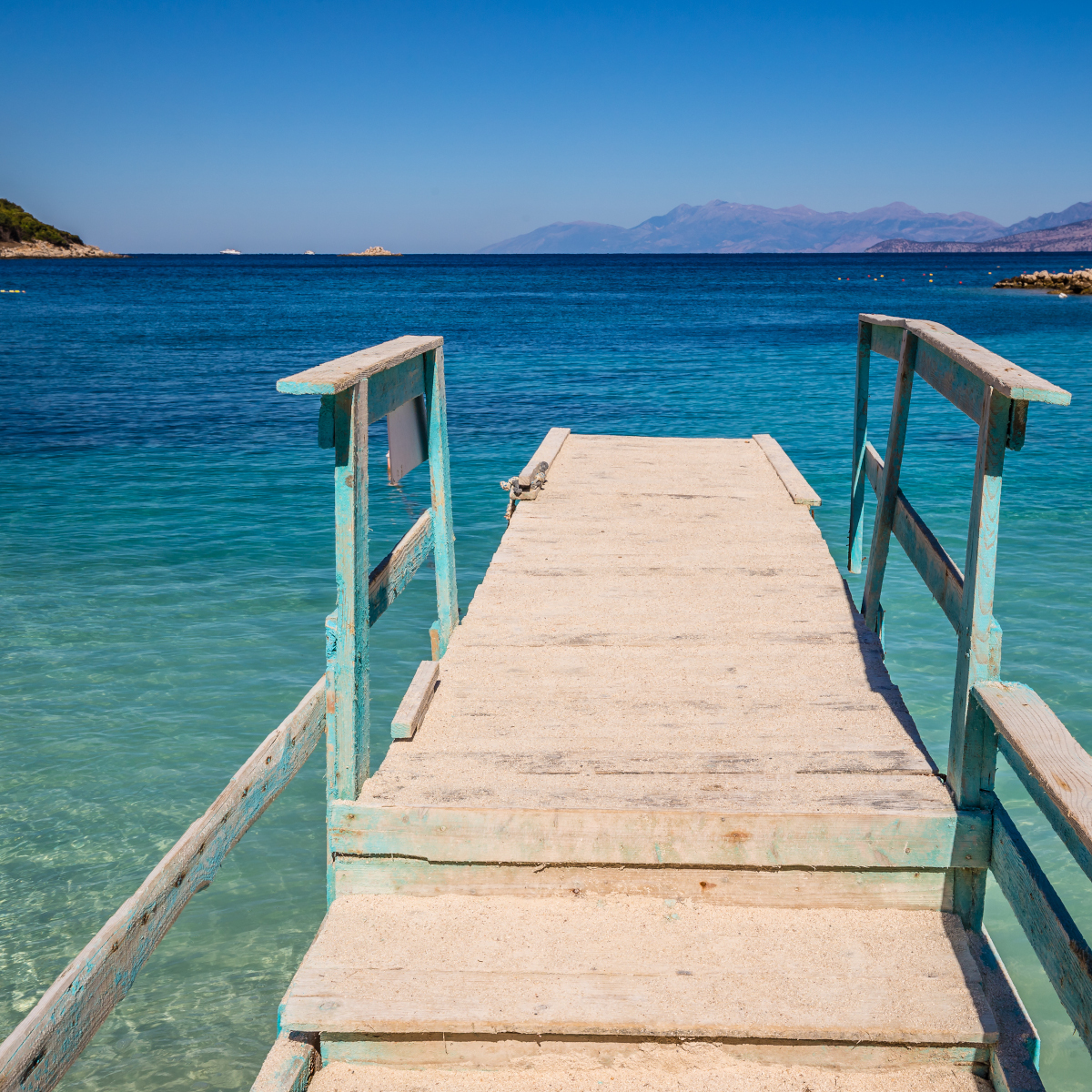 Albania Ksamil Brygga