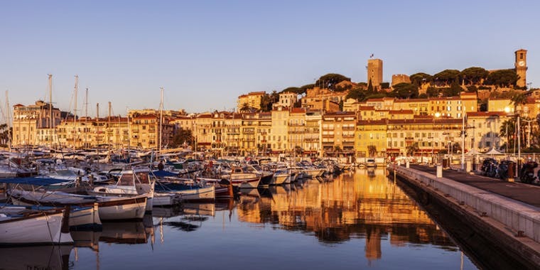 Cannes på Den franske riviera