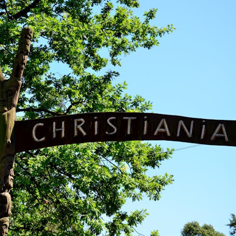 Inngangsparti til Christiania i København