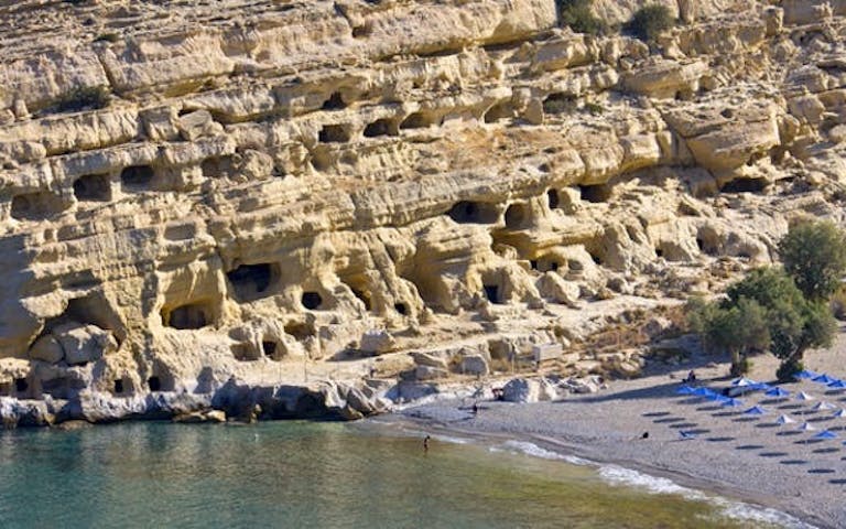 Kreta strender Matala