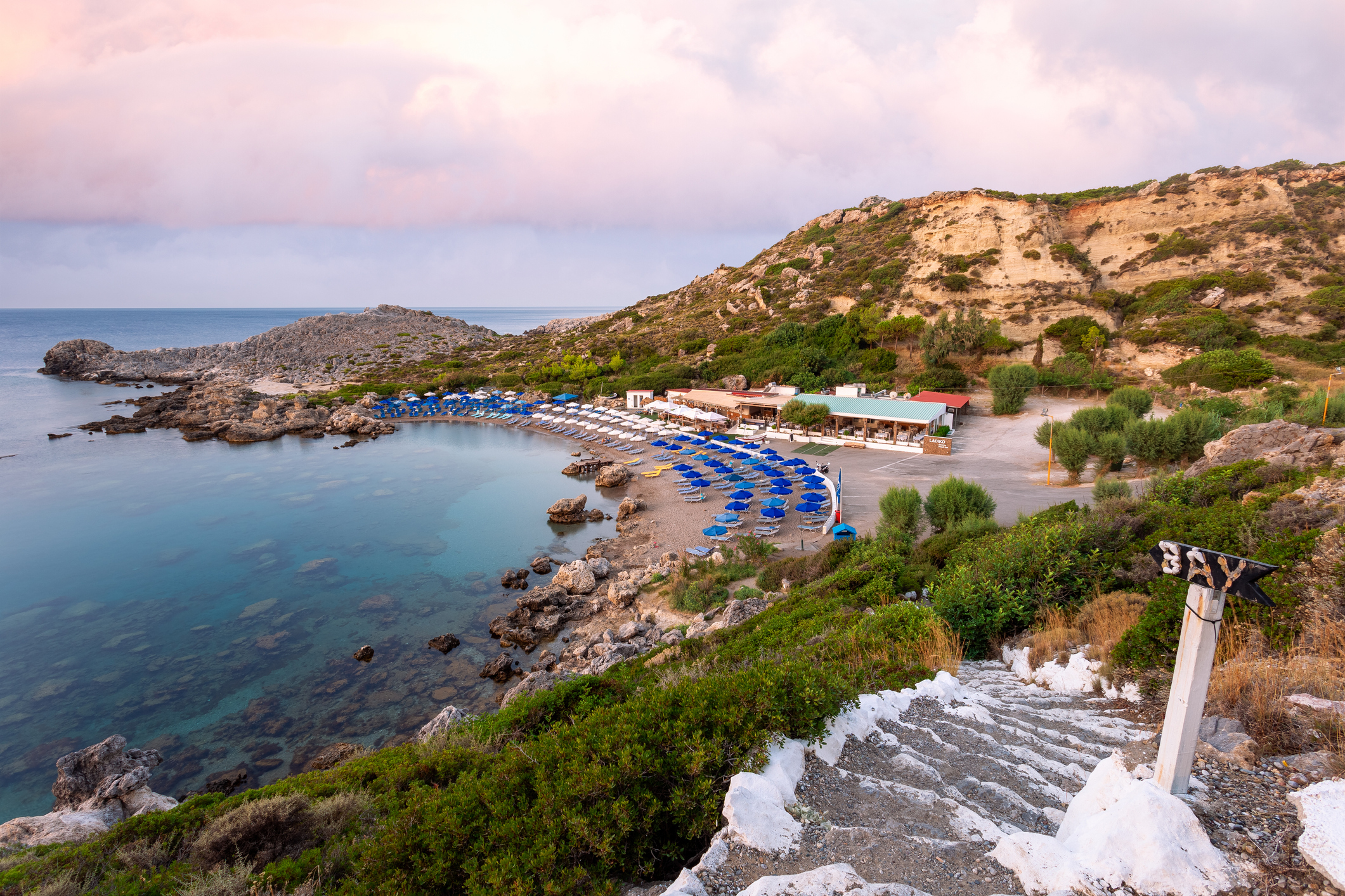 Rhodos Ladiko stranden