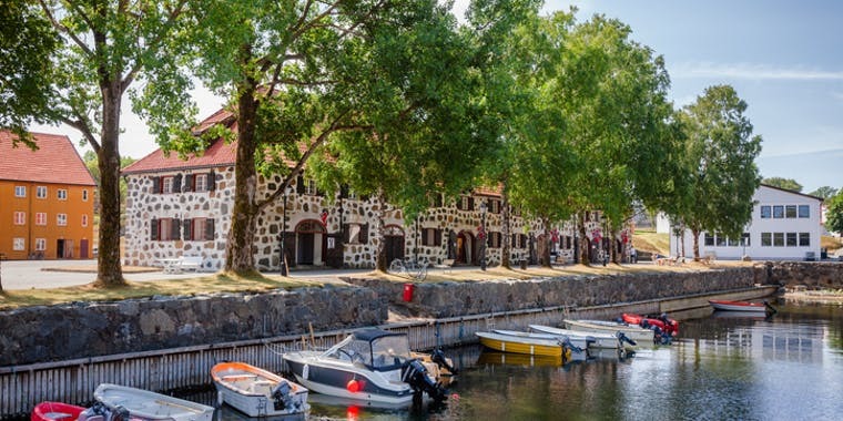 Fredriksvern verft i Stavern i Vestfold