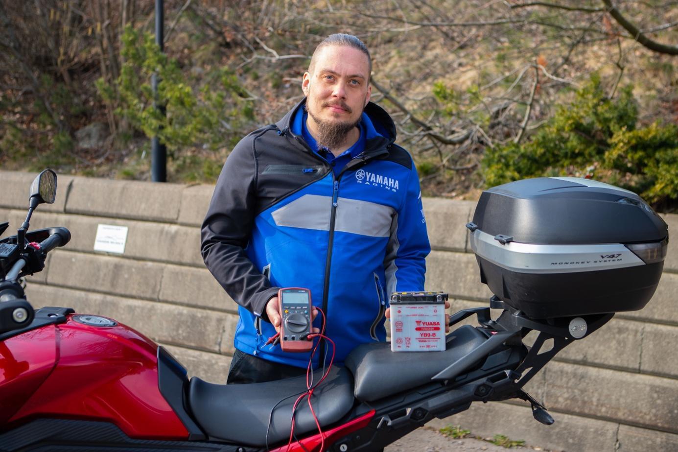 Peter Kanerva ved Yamaha Vinterbro