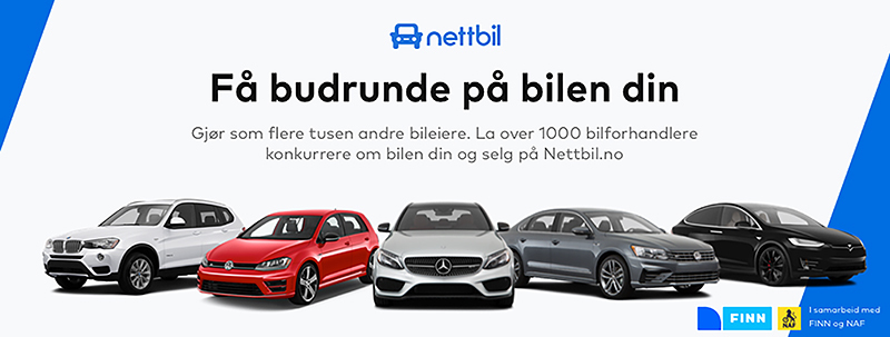 Markedsføringsbilde på at FINN og Nettbil inngår nå et samarbeid.