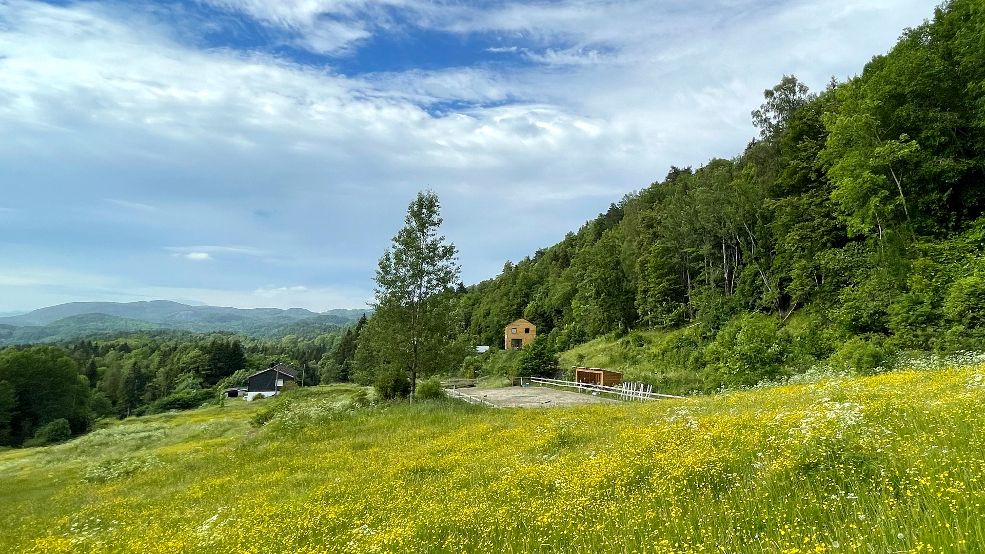 IDYLL: Det er jamen ikke rart at mange går med en drøm om å flytte til omgivelser som dette.