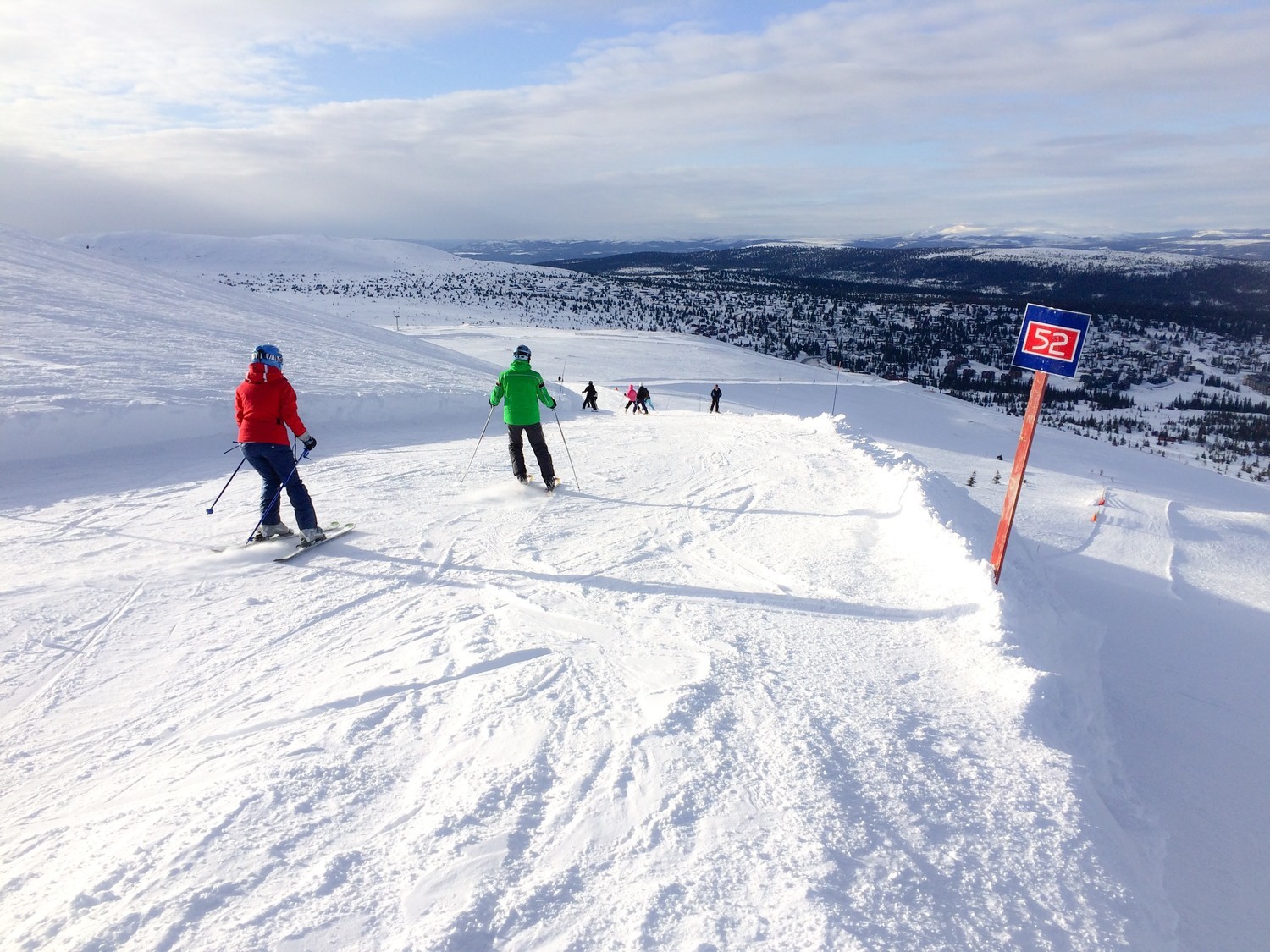 Fantastisk skiforhold i Trysil
