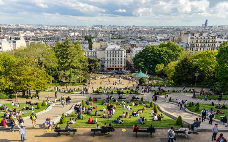 Bilde av utsikt over Paris fra Montmartre