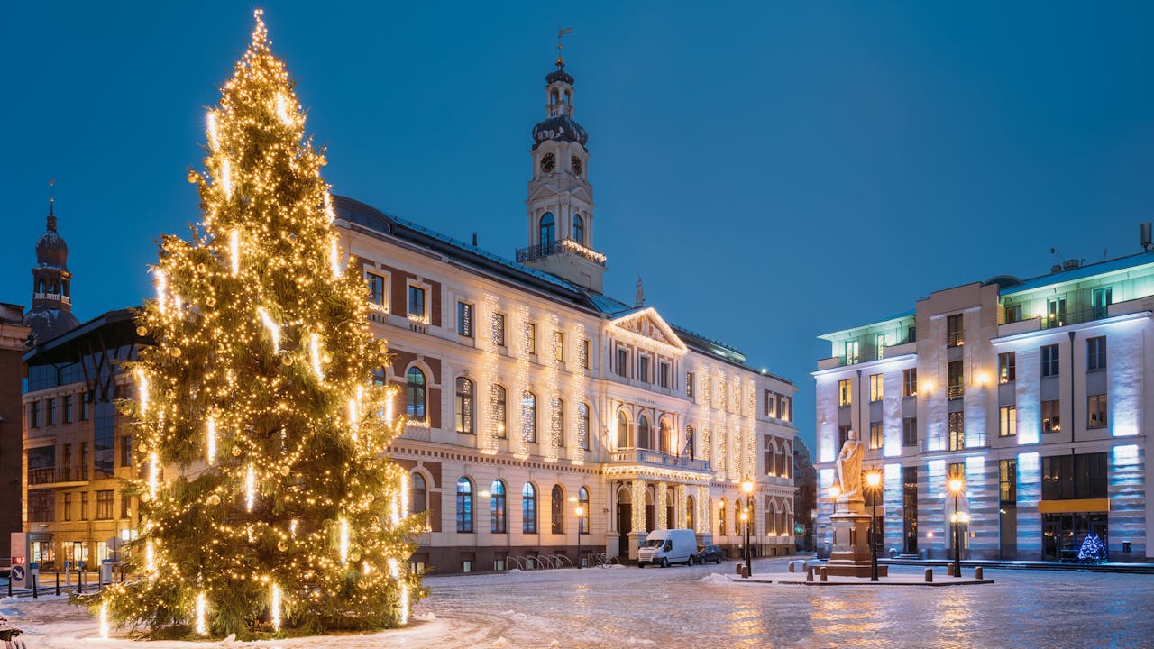 Opplev det flotte julemarkedet i Riga