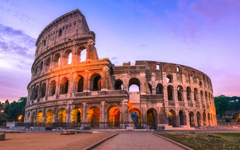 Bilde av amfiteateret Colosseum i Roma