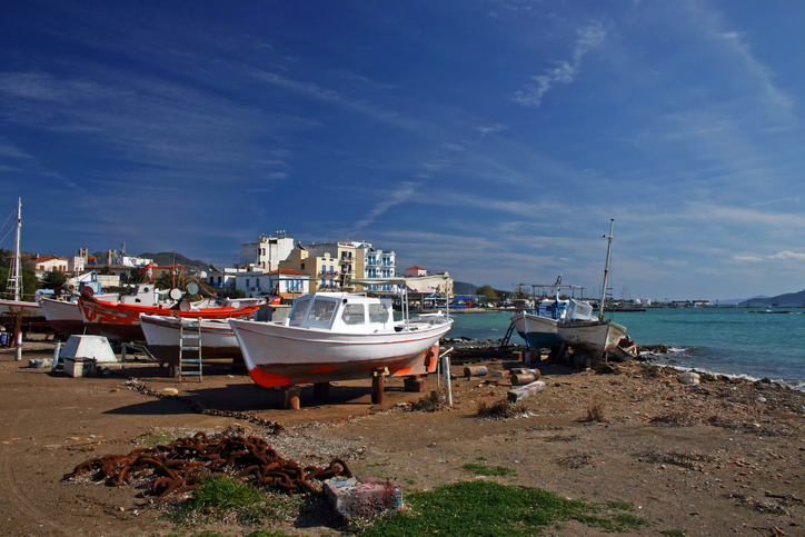 Egina- en øy blant de Saroniske øyer i Hellas