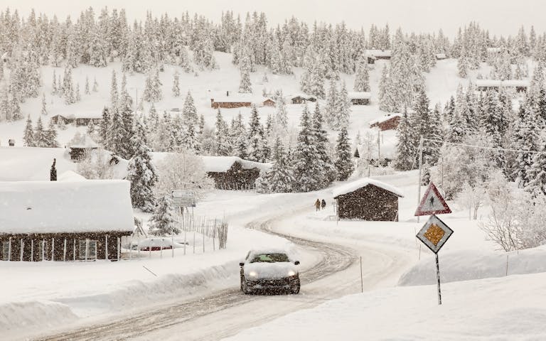 Vinterkjøring på Sjusjøen... -
Foto: Getty Images