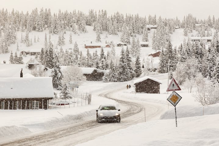 Vinterkjøring på Sjusjøen... -
Foto: Getty Images