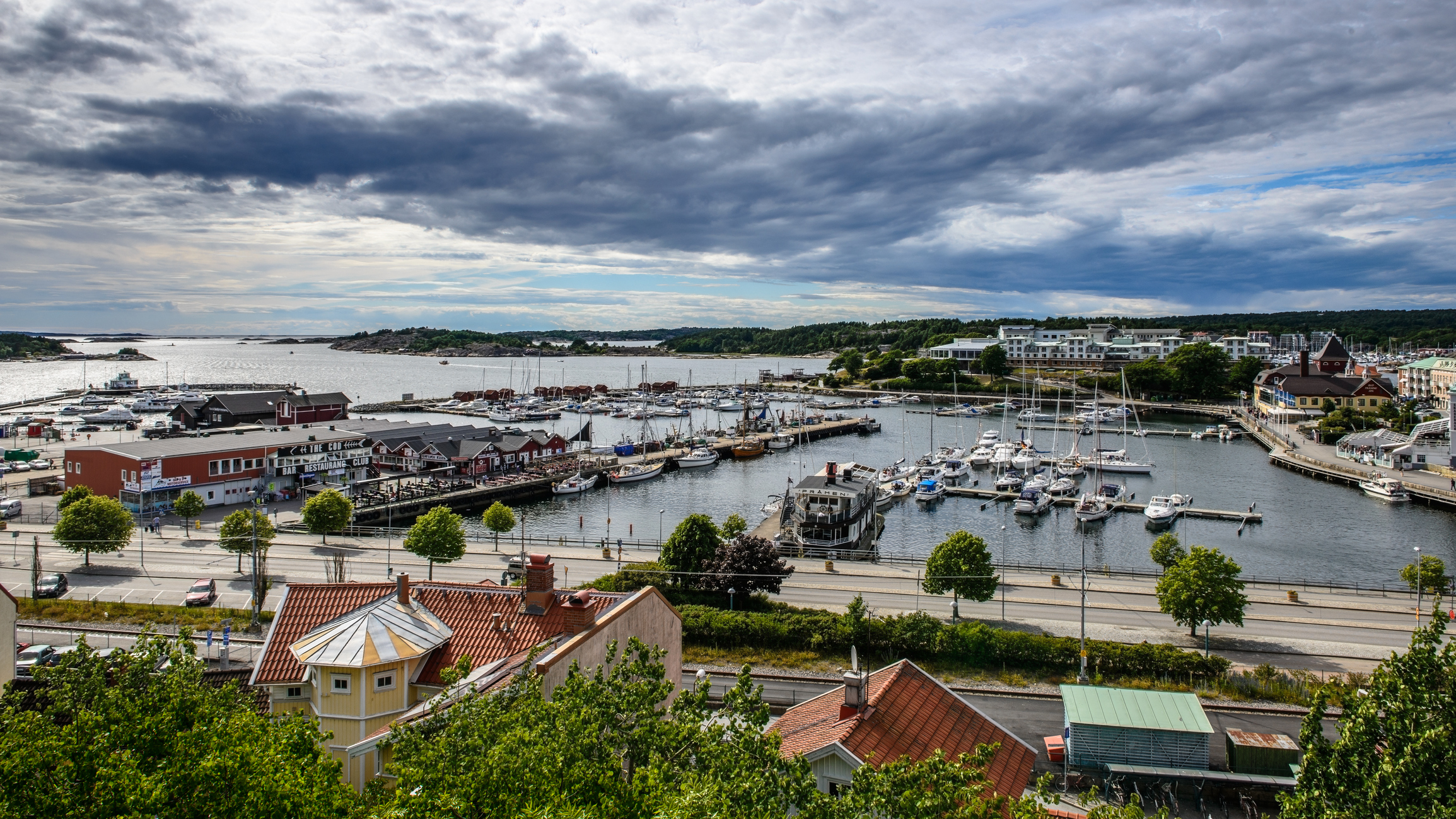 Utsikt over Strømstad havn