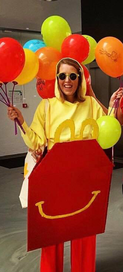 Kristine Eie Kirkholm i Halloweenkostyme