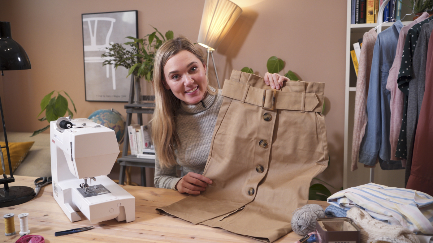 Hvordan legge opp et skjørt?