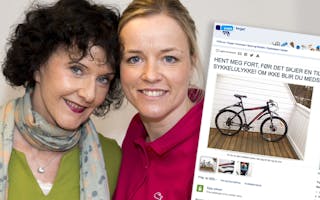 Unni Lindell hjalp Kristin å få fart på sykkel-salget
