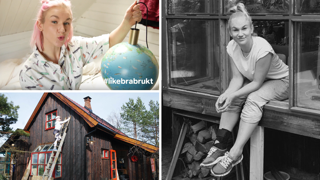 Da Christina ble dumpa, byttet hun det trygge livet i byen med et falleferdig hus på landet