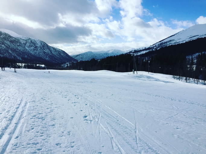 Vinter i Myrkdalen, Voss