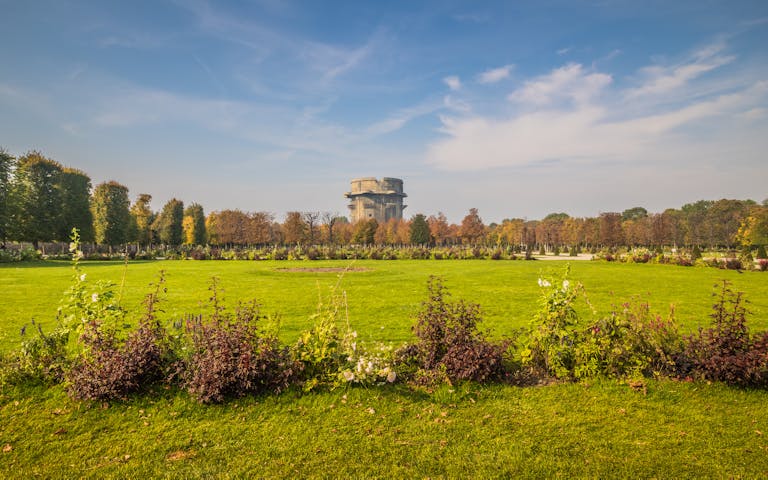 Et bilde som foreslår en romantisk tur i Augarten park i Wien