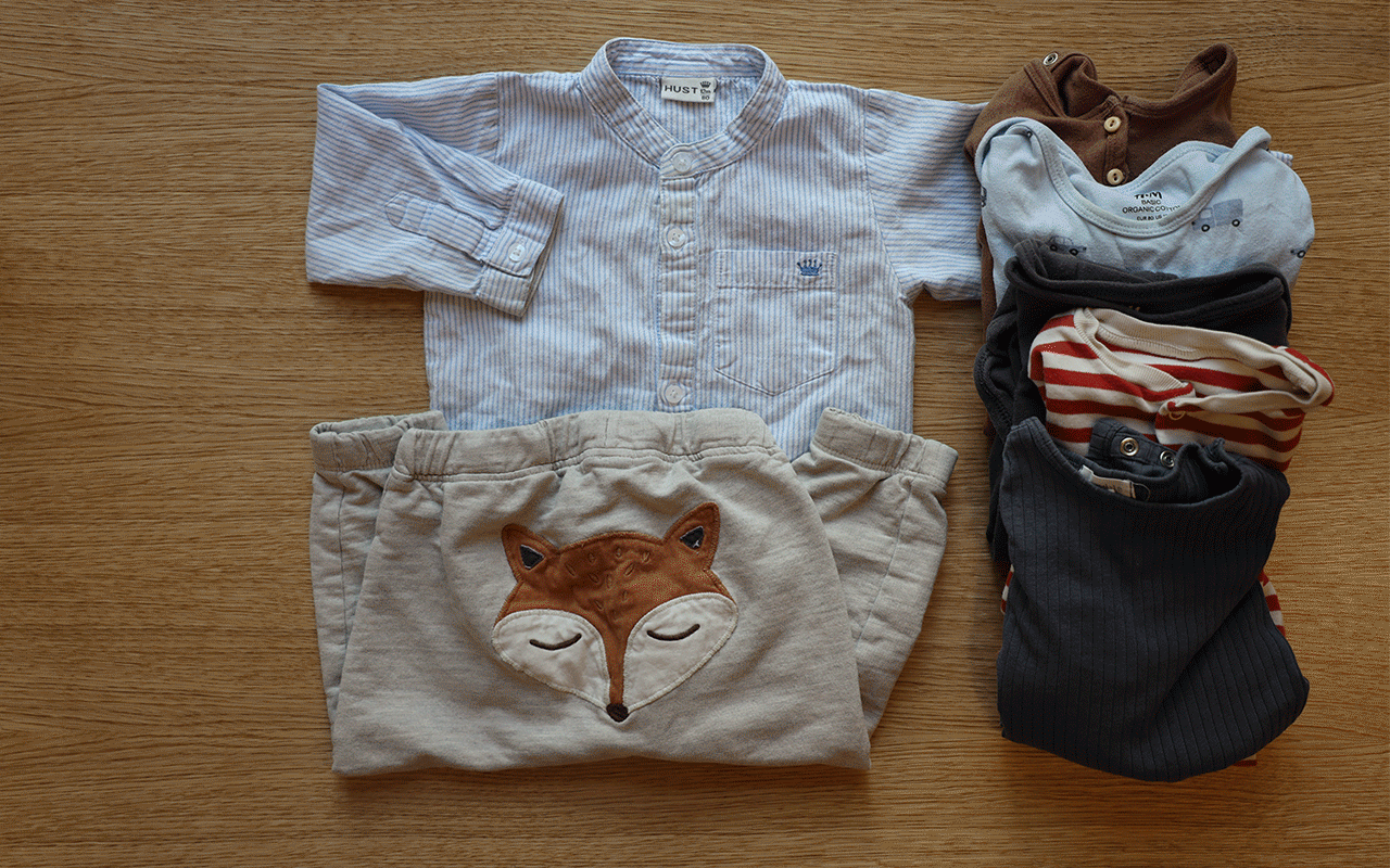 Fiks ferdig pakke inn barneklaer klespakke