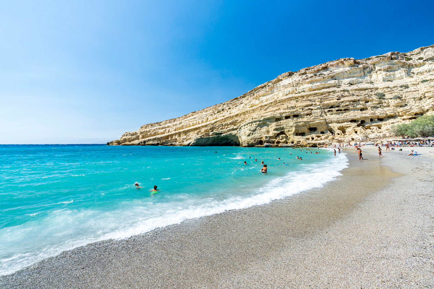 Kreta strender Matala